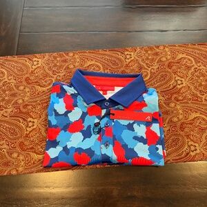 Redvanly Men’s Large Mazarine Blue Dawson Performance Polo MSRP $110